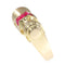 Bague 56 Bague vintage or, rubis 58 Facettes 22349-0250