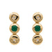Earrings Drop Earrings Yellow Gold Emerald 58 Facettes 2551622CN