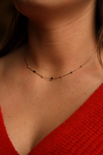 Collier Collier Chaine Or jaune Saphir 58 Facettes 1654247CN