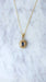 Pendentif Collier pendentif marguerite Or jaune Saphir Diamants 58 Facettes