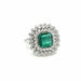 Bague 52 Bague Diamants Emeraude 58 Facettes