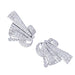 Boucles d'oreilles Boucles d'oreilles vintage, or blanc, platine, diamants. 58 Facettes 32346