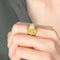 Bague 53.5 / Nacre / Or Jaune BAGUE « SULTAN » OR & NACRE 58 Facettes BO/220077