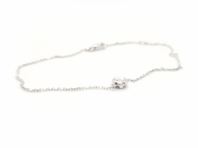 Bracelet Bracelet Or blanc Diamant 58 Facettes 578960RV