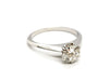 Ring 52 Solitaire Ring White Gold Diamond 58 Facettes 1236775CN