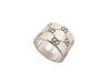 Bague 59 bague GUCCI icon en or blanc 18k 15 gr taille 59 monogramme gg 58 Facettes 250433