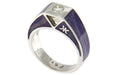 Ring 52 Solitaire Korloff white gold and diamond 58 Facettes 310 00062
