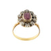 Bague 57 Bague or jaune, rubis et diamants 58 Facettes 33019