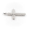 Pendentif Pendentif Croix Or blanc Diamant 58 Facettes 1840417CN