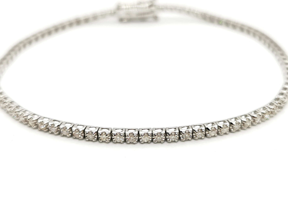 Bracelet Bracelet Ligne Or blanc Diamant 58 Facettes 1801633RV
