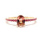 Bague Bague tourmaline saphirs rose or rose 58 Facettes