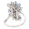 Bague 59.5 Bague Fleur Or blanc Diamant 58 Facettes 1505941CN