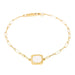 Dinh Van Bracelet Impression Bracelet Yellow Gold Mother-of-Pearl 58 Facettes 2238734CN
