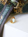 Bague serpent enroulé vintage en or jaune, opale, et rubis 58 Facettes