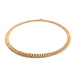 Necklace American mesh necklace Yellow gold 58 Facettes 1718081CN