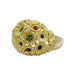 Ring 58 Vintage ring, Bouquet, yellow gold, colored stones. 58 Facettes 32459