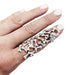 Ring 53 Lauren Rubinski “Vanité” ring in white gold and diamonds. 58 Facettes 30657