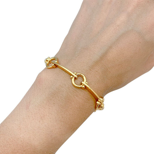 Bracelet Bracelet souple en or jaune. 58 Facettes 31642