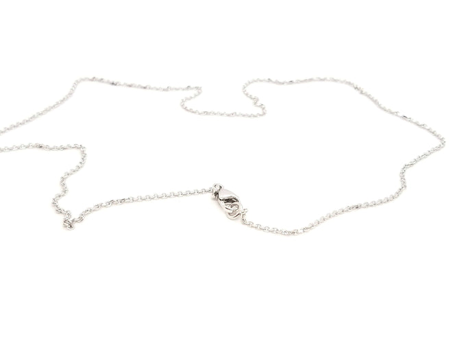 Collier Collier Chaînette Or blanc 58 Facettes 716805RV