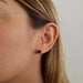 Earrings Blue London topaz earrings yellow gold 58 Facettes