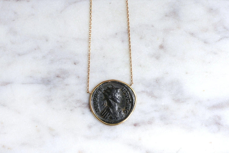 Collier Collier pièce romaine Marcus Aurelianus Probus 58 Facettes