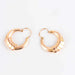 Earrings Hoop earrings Rose gold 58 Facettes