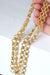 Vintage long necklace, rope mesh, in yellow gold 58 Facettes