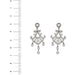 Earrings Diamond dangling earrings 58 Facettes 33777