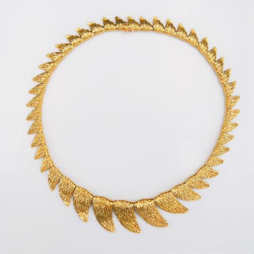 Collier Collier vintage en or plumes 58 Facettes 22-466