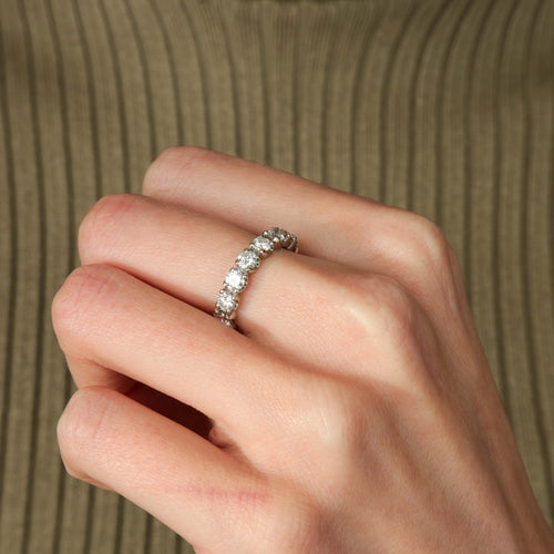 Bague BAGUE ALLIANCE AMERICAINE 16 DIAMANTS 58 Facettes BO/220111