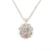Necklace White gold diamond flower necklace 58 Facettes