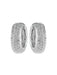Diamond / White Gold Earrings “CREOLE” EARRINGS WHITE GOLD & DIAMONDS 58 Facettes BO/220005