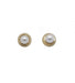 Yellow / 750 Gold Stud Earrings Pearls 58 Facettes 200017SP
