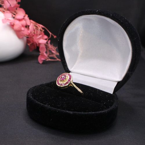 Bague 62 Bague rubis et diamants 58 Facettes