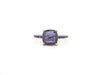 Ring 53 POMELLATO baby ring 53 blue diamonds and iolite 18k yellow gold 58 Facettes 254342