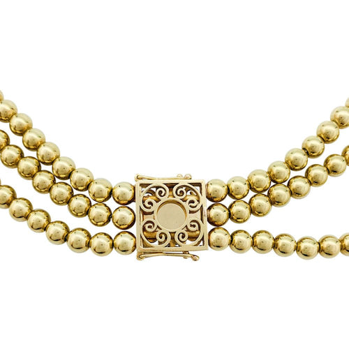 Collier Collier draperie en or jaune, diamants. 58 Facettes 31784