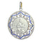 Pendentif Médaille Art déco diamants et saphirs 58 Facettes 23191-0433
