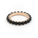 Bague Ginette NY Bague Maria Or rose Onyx 58 Facettes