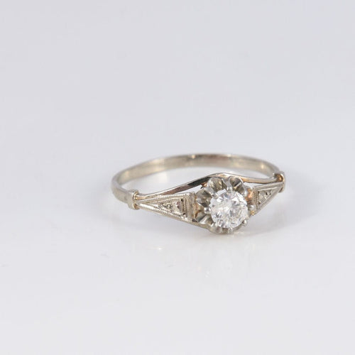 Bague Bague de fiançailles Art Déco 58 Facettes