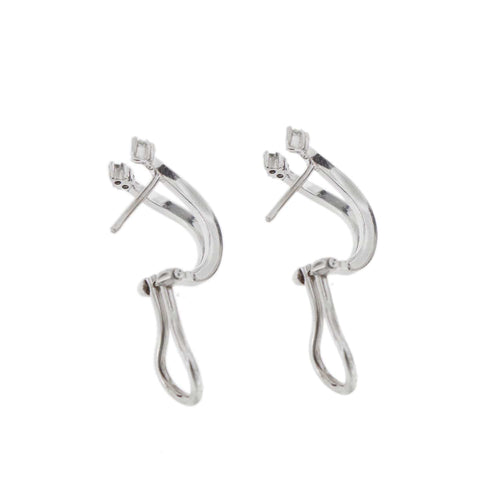 Boucles d'oreilles Boucles d'oreilles V diamants 58 Facettes 19833