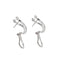 Boucles d'oreilles Boucles d'oreilles V diamants 58 Facettes 19833