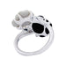 Ring 51 Chanel ring, "Toi & Moi - Mini Camélia sculpted", white gold, diamonds. 58 Facettes 32413