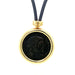 Pendentif Collier pendentif Bulgari Monete Constantinus Coin dentelle noire en or jaune 58 Facettes