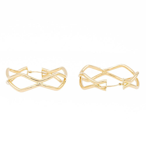 Boucles d'oreilles Boucles d'oreilles Créoles Or jaune 58 Facettes 2147830CN