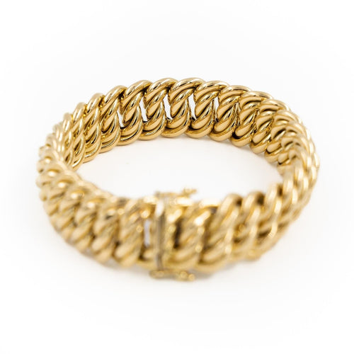 Bracelet Bracelet Maille américaine Or jaune 58 Facettes 2027291CN