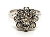 Bague 54 Bague Fleur Or blanc Diamant 58 Facettes 1292376CN