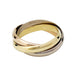 Ring 60 Cartier “Trinity” ring in 3 classic golds. 58 Facettes 30695