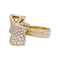 Bague 56 Bague "Noeud", or jaune et diamants. 58 Facettes 33378