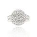 Bague 44 Bague occasion pavage de diamants 58 Facettes 21-189C