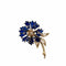 Broche Broche œillet Or jaune Diamant Email 58 Facettes REF2350